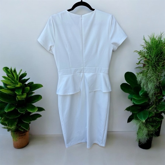 VFShow Pleated Peplum Dress Size Medium - Picture 3 of 3